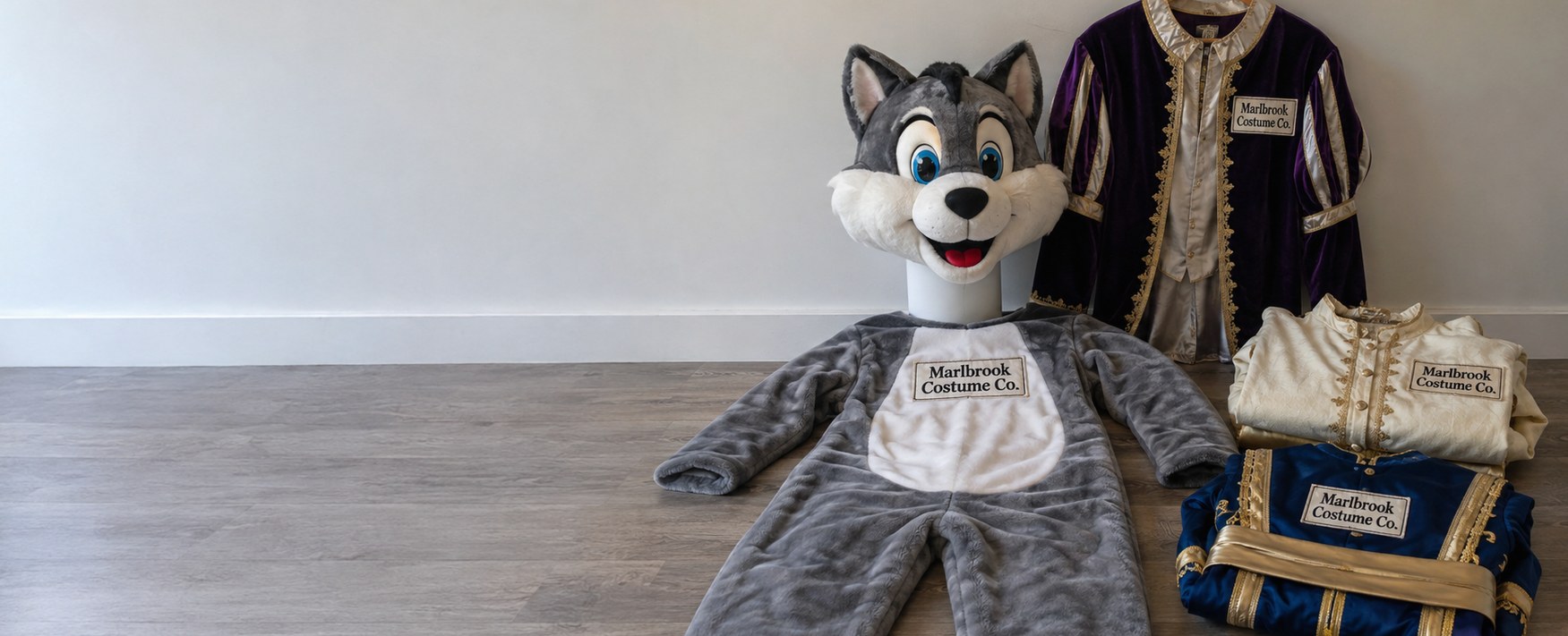 Custom printed costumes with logo