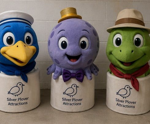 Customized costumes for attractions and parades